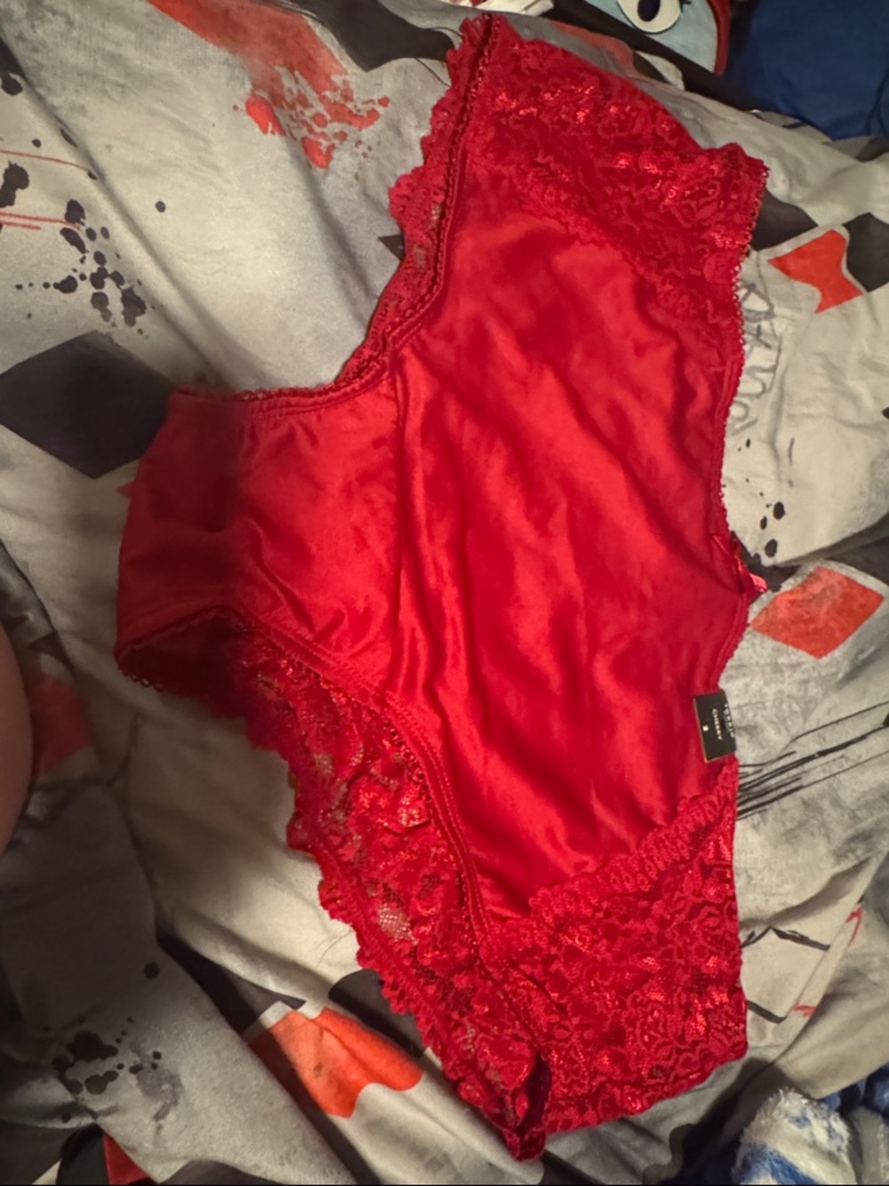 Torrid Lace Cheeky panty with heart cut out back